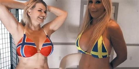 Behind The Scenes With Vicky Vette Norway VS Sweden Pussy Challenge Puma Swede Tnaflix