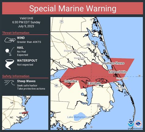 Nws Newport Morehead On Twitter Special Marine Warning Including The