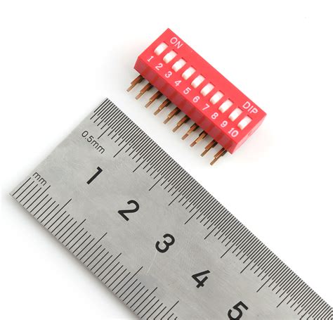 Dip Switch Smd Pitch Mm Smt Dial Switch Pin Position