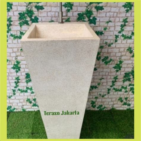 Jual Wastafel Teraso Kotak Piramid Wastafel Terrazzo Kota Depok