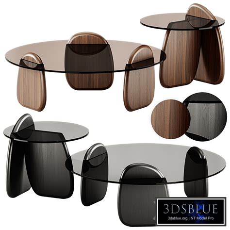 Shark Coffee Tables Set By Roche Bobois