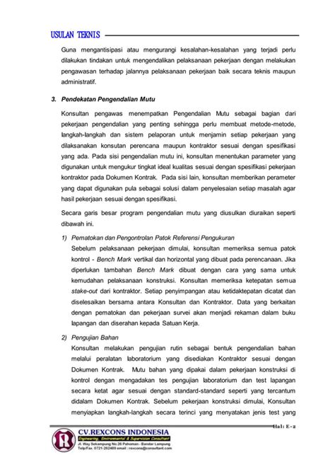 5 Pendekatan Metodologi Dan Program Kerja Doc