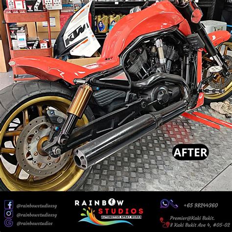 HARLEY DAVIDSON V ROD MUSCLE MOTORBIKE SPRAY CAR SPRAY REPAIR