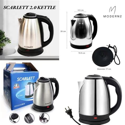 Winner Scarlett Stainless Steel Electric Heat Kettle 2 0 Liters MSC