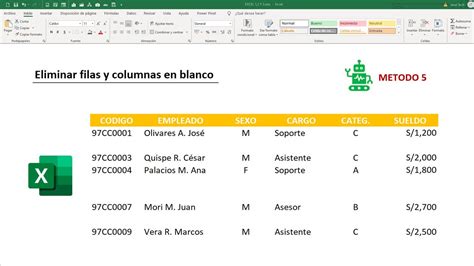 Como Eliminar Filas En Blanco En Excel Eliminar Filas En Blanco Rápidamente Todas A La Ves