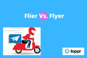 Flier Vs Flyer Learn The Difference Definition And Examples