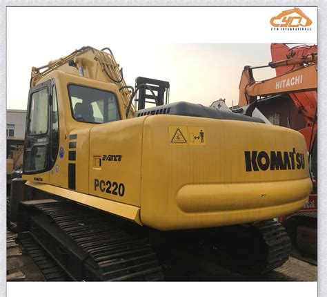 Japan Original Used Komatsu Excavator Komatsu Pc220 6 E Gas Excavator