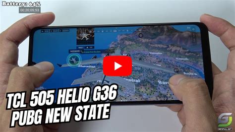 TCL 505 Test Game PUBG New State Helio G36 GSM FULL INFO