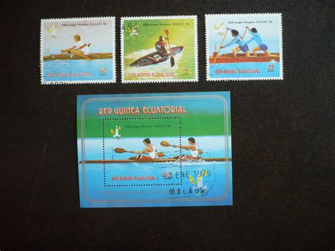 Stamps Equatorial Guinea Scott 7840 7843 CTO Part Set Of 4