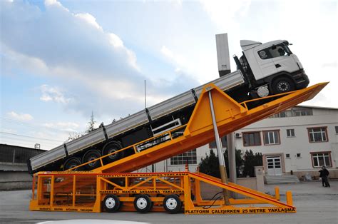 16 Mt Portable Mobile Truck Unloading Platform Yılmaz Kardeş