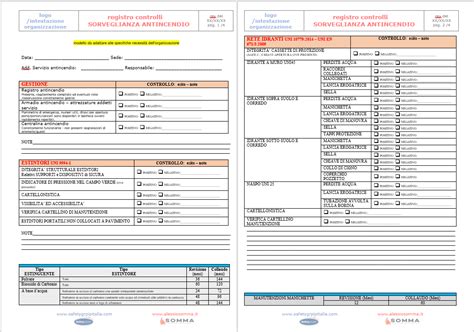 Safety Group Registro Controlli Addetti Servizio Antincendio Safety