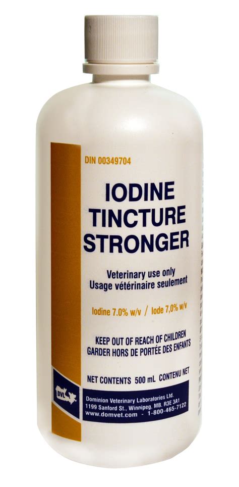 Iodine – Stronger Tincture 7% – 500ML – Pharmbarn Animal Health Warehouse