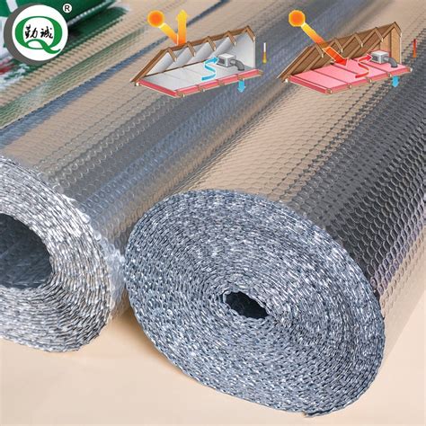 Roof Reflective Double Layer Aluminum Foil Bubble Thermal Insulation Material Foil Insulation