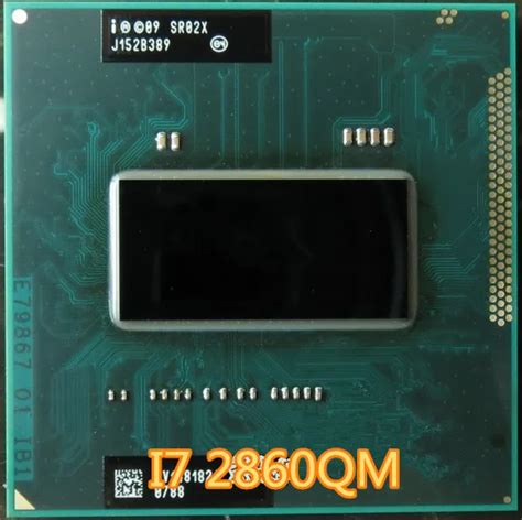 Original Intel I7 2860qm 2.5g-3.6g 8m Sr02x Cpu Hm65 Hm67 The Original ...