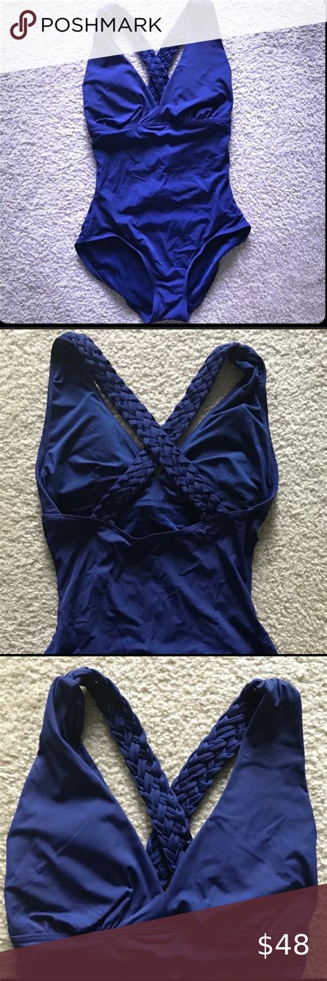 Navy Spanx Bathing Suit Size 12 Bathing Suits Spanx Size 12