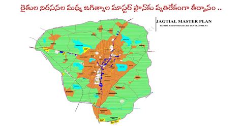 రైతుల నిరసనల మధ్య జగిత్యాల మాస్టర్‌ ప్లాన్‌కు వ్యతిరేకంగా తీర్మానం