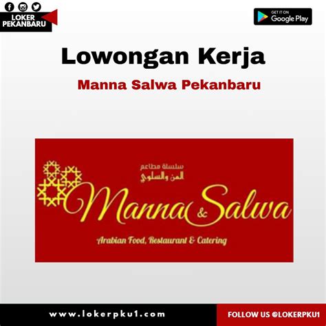 Lowongan Kerja Manna Salwa Pekanbaru Juli 2020 Loker Pekanbaru