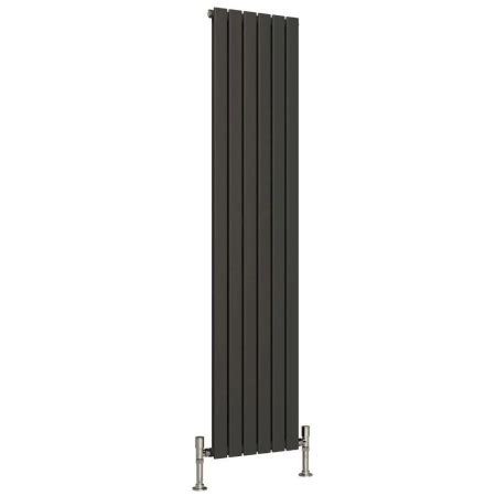 Reina Flat Single X Mm Anthracite Vertical Designer Radiator