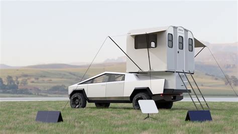 Cybertruck Camper Fits in the Truck’s Bed, Sets Up in Minutes, but ...