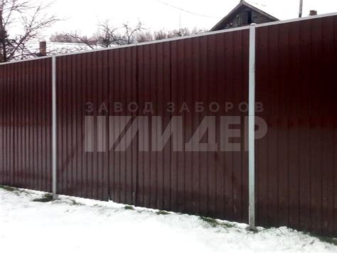 Вертикальный забор из секций на участке с уклоном ПН-160 - купить в ...