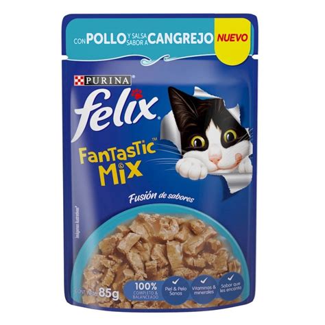 Alimento Para Gato Felix Fantastic Mix Con Pollo Y Salsa Sabor A