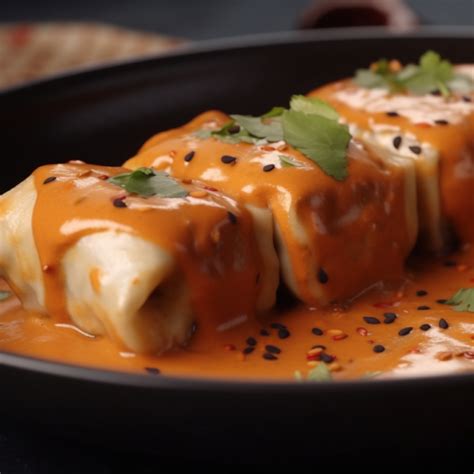 Spicy Paneer Rolls In Creamy Gravy By Ariso Recipes Punjabi Ariso