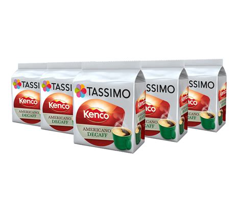 Tassimo Kenco Decaf Coffee Capsules Refills T Discs Pods 5 Pack 80