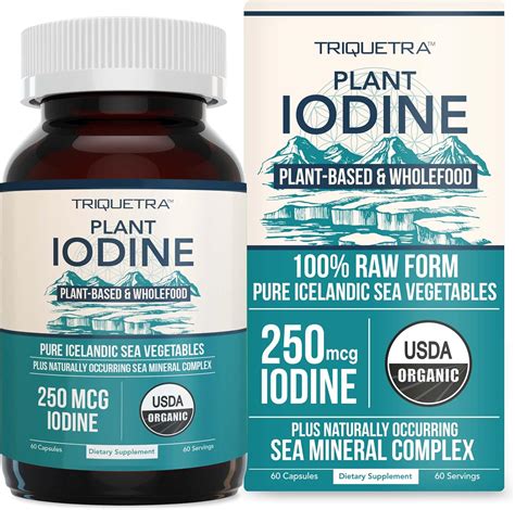 Organic Iodine Supplement from Sea Vegetable Complex, Whole Food & Raw ...