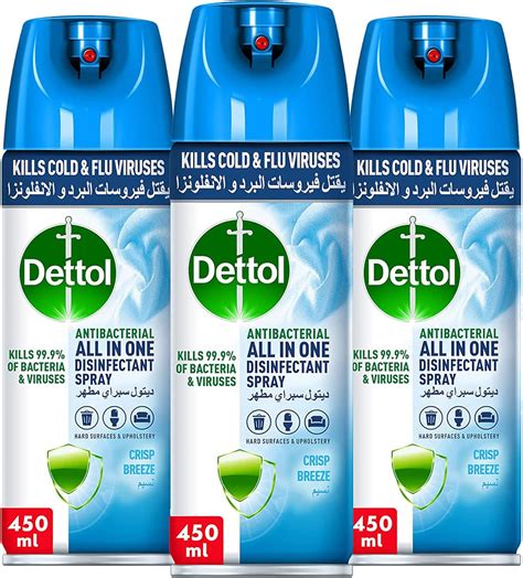 Dettol Antibacterial All In One Disinfectant Spray Effective Germ