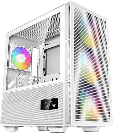 Deepcool CH560 Digital Mid Tower Computer Case Gaming Cabinet Bianco