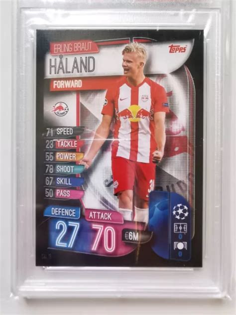 2019 20 TOPPS MATCH Attax UCL Erling Haaland Rookie RC Fc Salzburg SAL