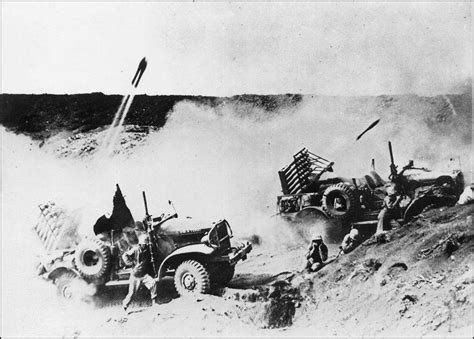 WW2 Jeep mounted rocket launcher in action - EPHEMERA, PHOTOGRAPHS ...