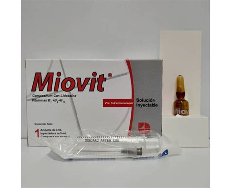 Medicina Miovit Kit Complejo B X Ampolla Sihay