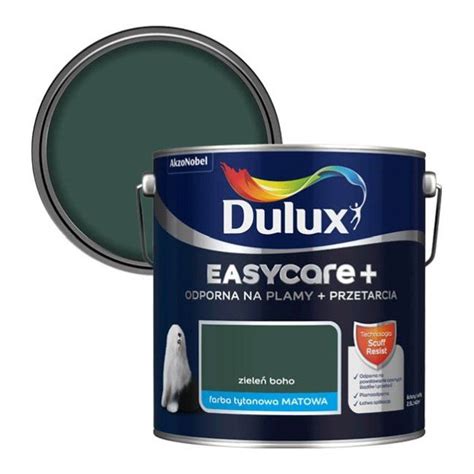 Farba Dulux EasyCare zieleń boho 2 5 l Farby kolorowe Farby wewnętrzne