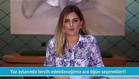 Yaz aylarında tercih edilebilecek ara öğünler Dailymotion Video