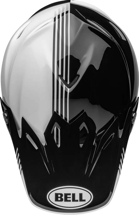 Bell Helmet Moto Mips Louver Black White