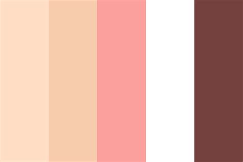 Salmon Cream Color Palette