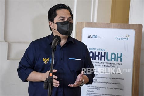 Erick Thohir Fokuskan Dana Csr Bumn Untuk Pendidikan Republika Online