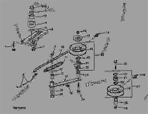 Idler Sheaves And Belt D13 Deck John Deere 72 Deck 50 Inch 60