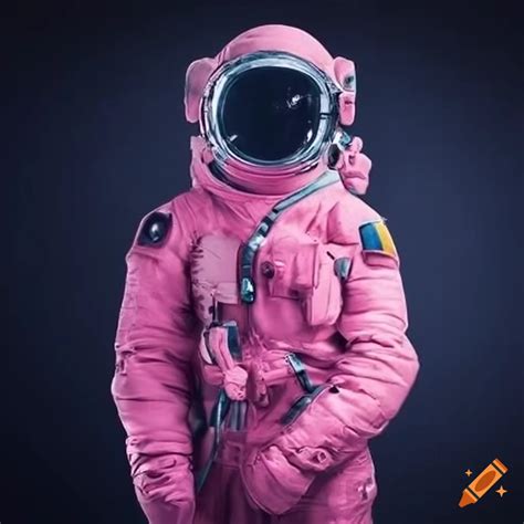 Pink Suited Astronaut In Space On Craiyon