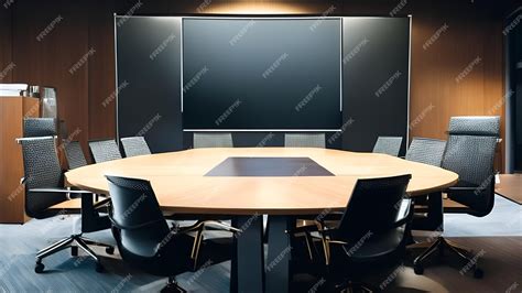 Premium AI Image | meeting room with giant screen