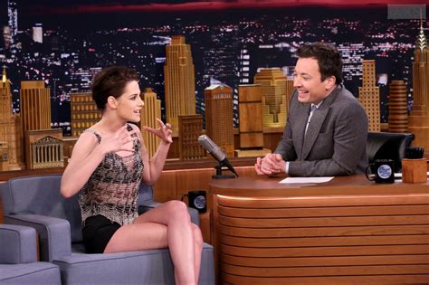 Naked Kristen Stewart In The Tonight Show Starring Jimmy Fallon