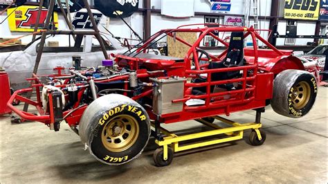 141 Building A Roll Around Nascar Chassis Cart For Our Shop Youtube