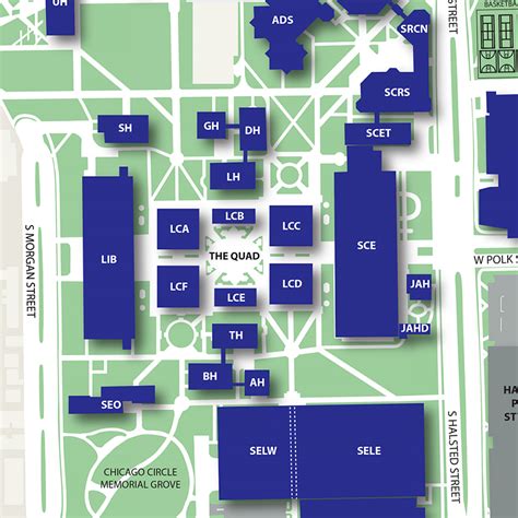 Chicago State University Campus Map - Peggi Birgitta