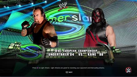 Wwe K Pc Kane Vs Undertaker Gameplay Iron Match Wwe Summer