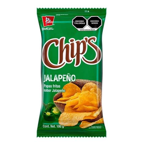 Papas Fritas Barcel Chips Sabor Jalape O G Walmart