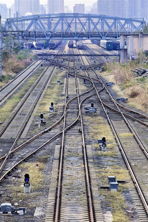 Shunting Yard Stock Image Image Of Subways Rail Storage 19105587