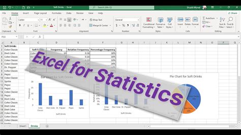 Excel For Statistics Summarizing Qualitative Data Youtube