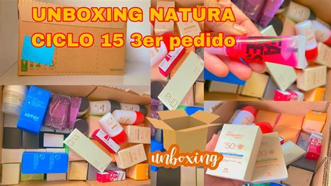 Unboxing Natura Ciclo Er Pedido Youtube