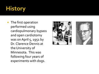 Cardiopulmonary bypass | PPT | Free Download